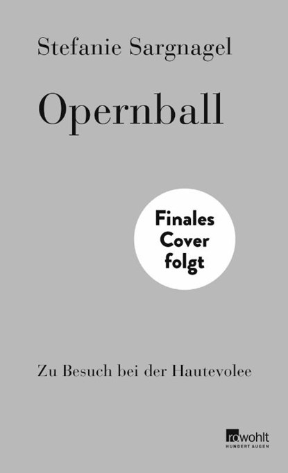 Opernball, Stefanie Sargnagel - Gebonden - 9783498008826