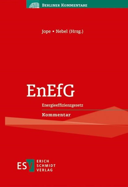EnEfG, Lars Jope ; Julian Asmus Nebel - Gebonden - 9783503236053