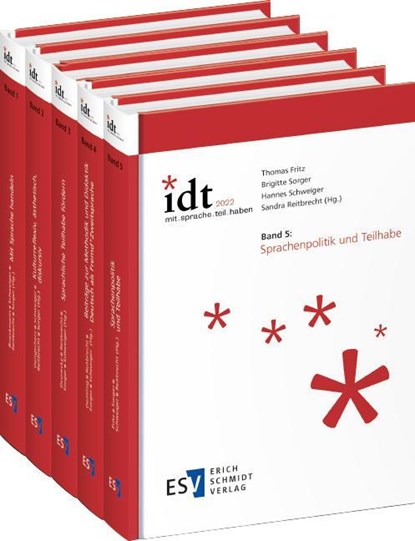 IDT 2022: *mit.sprache.teil.haben Bände 1-5 als Gesamtpaket, Sandra Reitbrecht ;  Brigitte Sorger ;  Hannes Schweiger - Gebonden - 9783503237036