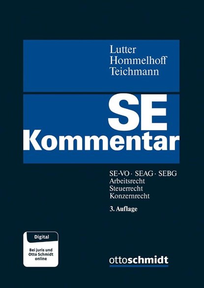 SE-Kommentar, Peter Hommelhoff ; Christoph Teichmann - Gebonden - 9783504311841