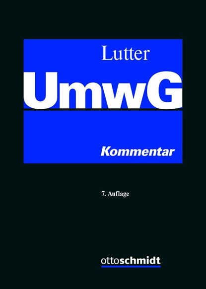 UmwG, Walter Bayer ; Jochen Vetter - Gebonden - 9783504370213