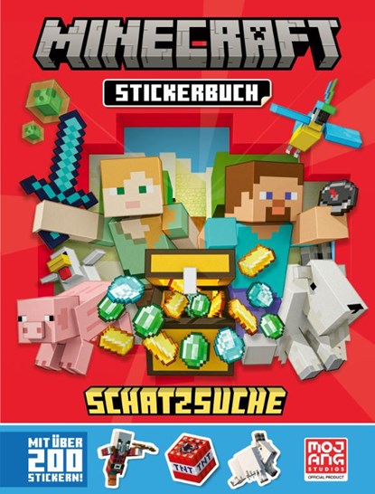 Minecraft Stickerbuch Schatzsuche, Minecraft ; Mojang AB - Paperback - 9783505150647