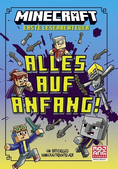 Minecraft Erste Leseabenteuer. Alles auf Anfang!, Caleb Zane Huett ; Caleb Zane & Chris & Alan Mojang AB & Mojang AB & Huett & Hill & Batson - Gebonden - 9783505152788