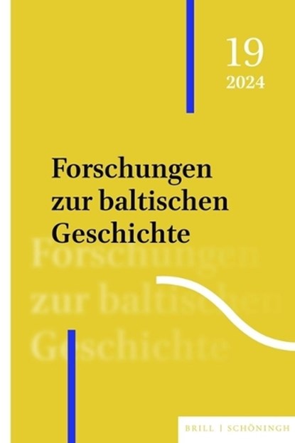 Forschungen zur baltischen Geschichte, niet bekend - Paperback - 9783506797148