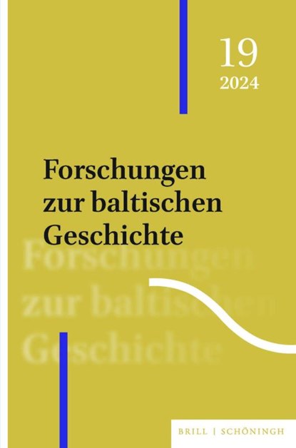 Forschungen zur baltischen Geschichte, niet bekend - Paperback - 9783506797148