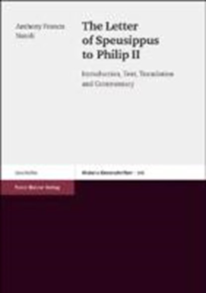 Natoli, A: Letter of Speusippus to Philip II, Anthony Francis Natoli - Paperback - 9783515083966