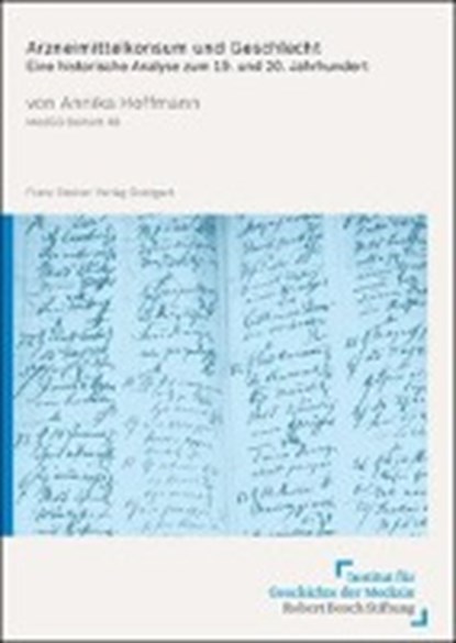 Arzneimittelkonsum und Geschlecht, HOFFMANN,  Annika - Paperback - 9783515104555