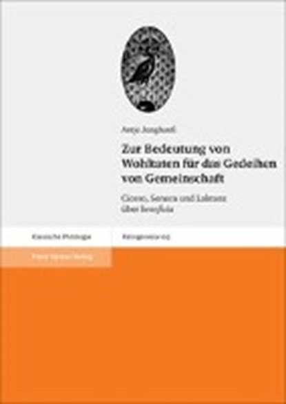 Junghanß, A: Zur Bedeutung von Wohltaten, JUNGHANß,  Antje - Gebonden - 9783515118576