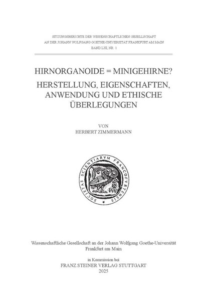 Hirnorganoide = Minigehirne?, Herbert Zimmermann - Paperback - 9783515139601