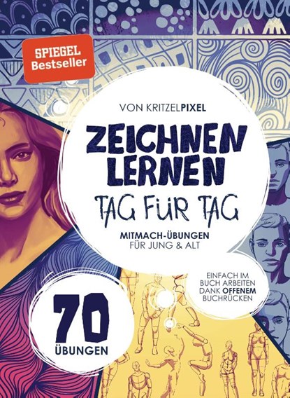 Zeichnen lernen Tag für Tag, KritzelPixel - Paperback - 9783517303130