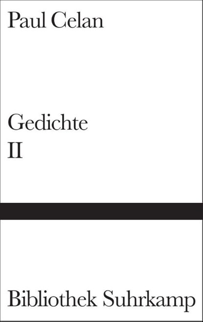 Gedichte 2, Paul Celan - Gebonden - 9783518014134