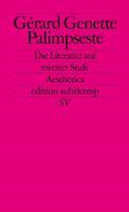 Palimpseste, Gerard Genette - Paperback - 9783518116838