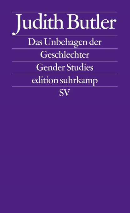 Das Unbehagen der Geschlechter, Judith Butler - Paperback - 9783518117224