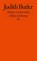 Körper von Gewicht, Judith Butler - Paperback - 9783518117378