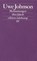 Mutmassungen uber Jakob, Uwe Johnson - Paperback - 9783518118184