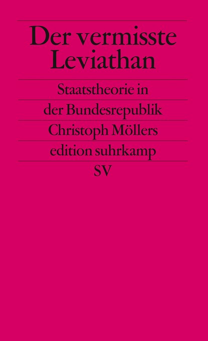 Der vermisste Leviathan, Christoph Möllers - Paperback - 9783518125458