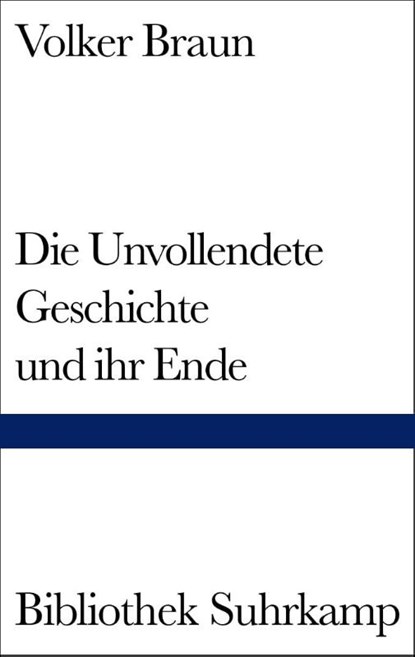 Die Unvollendete Geschichte und ihr Ende, Volker Braun - Gebonden - 9783518222775