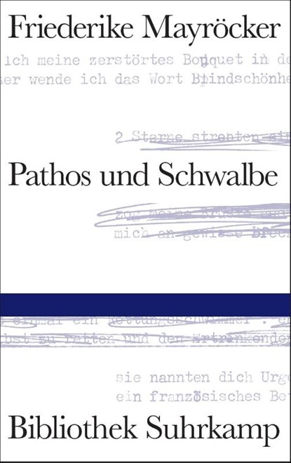 Pathos und Schwalbe, Friederike Mayröcker - Gebonden - 9783518225042