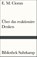 Über das reaktionäre Denken, E. M. Cioran - Paperback - 9783518241608
