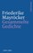 Gesammelte Gedichte, Friederike Mayröcker - Paperback - 9783518242308