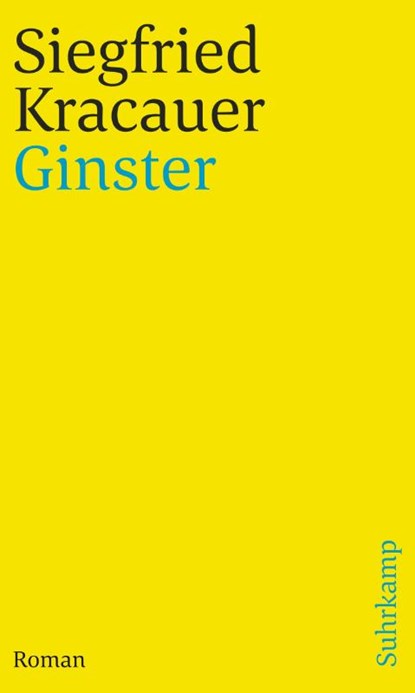 Ginster, Siegfried Kracauer - Paperback - 9783518242407