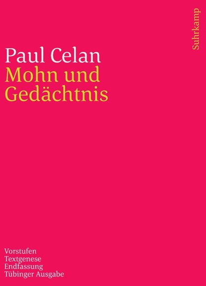 Werke. Tübinger Ausgabe, Paul Celan - Paperback - 9783518242520