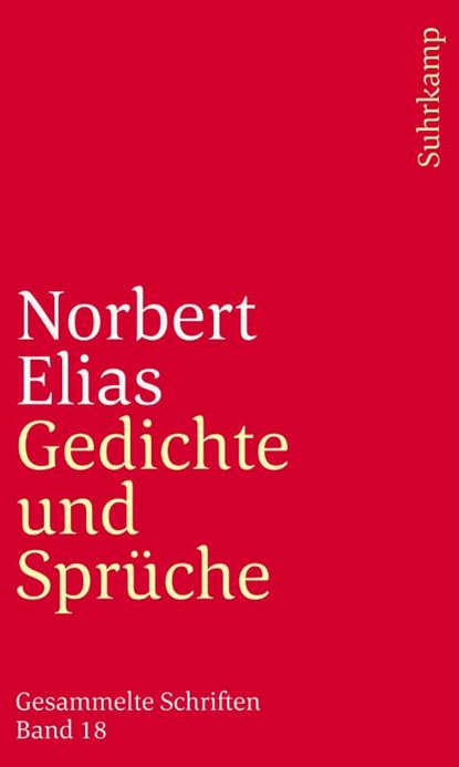 Gedichte und Sprüche, Norbert Elias - Paperback - 9783518243183
