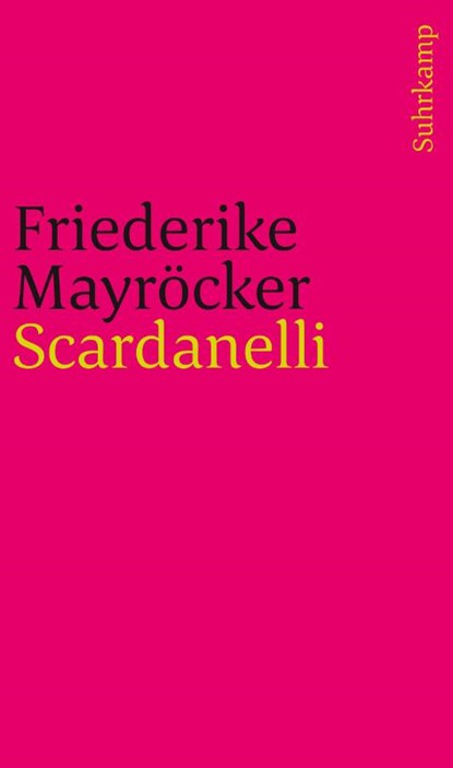 Scardanelli, Friederike Mayröcker - Paperback - 9783518243190