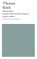 Klimatrilogie, Thomas Köck - Paperback - 9783518243398