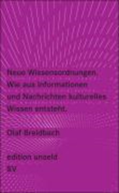 Breidbach, O: Neue Wissensordnungen, BREIDBACH,  Olaf - Paperback - 9783518260104
