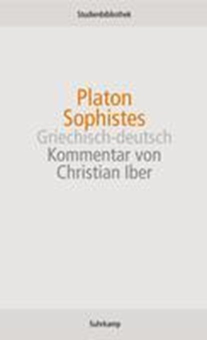 Sophistes, Platon - Paperback - 9783518270042