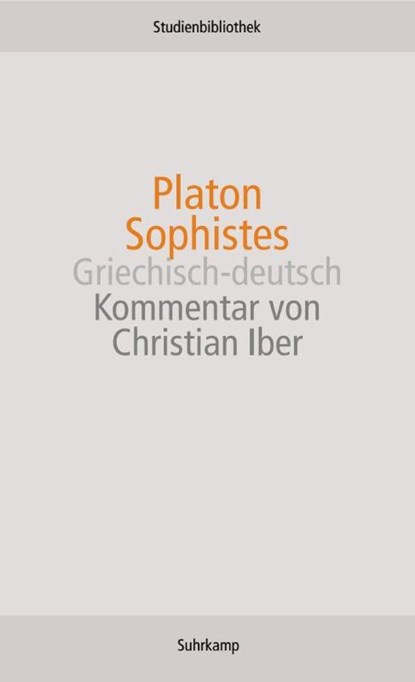 Sophistes, Platon - Paperback - 9783518270042