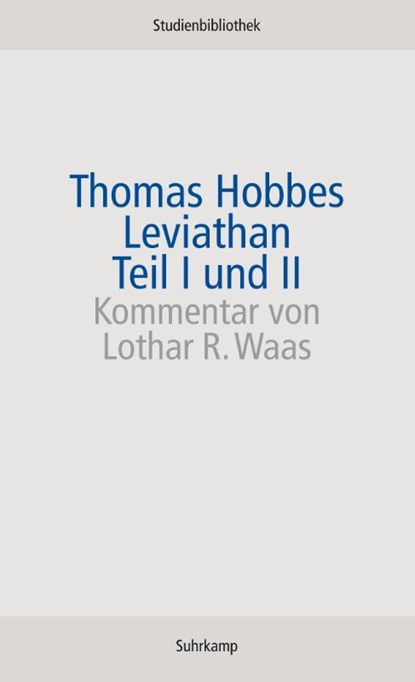 Leviathan, Thomas Hobbes - Paperback - 9783518270189