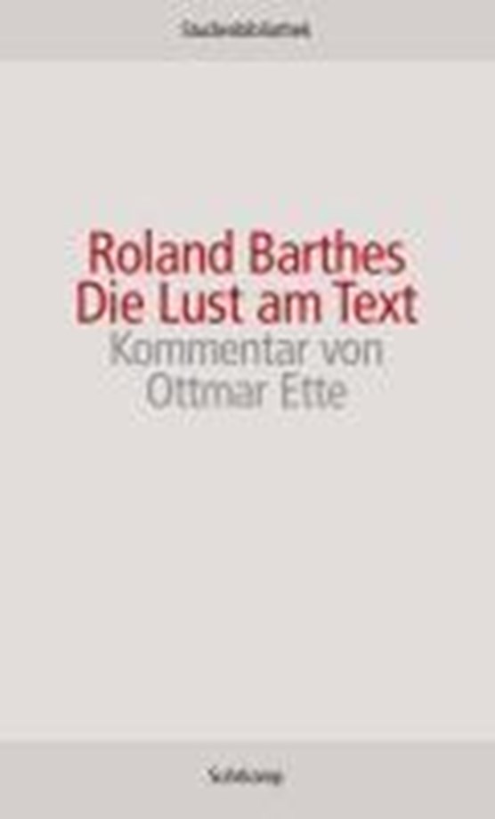 Barthes, R: Lust am Text