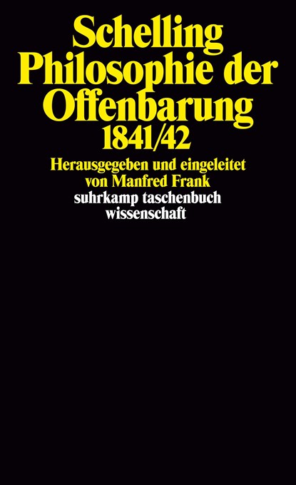 Philosophie der Offenbarung 1841/42, Friedrich Wilhelm Joseph von Schelling - Paperback - 9783518277812