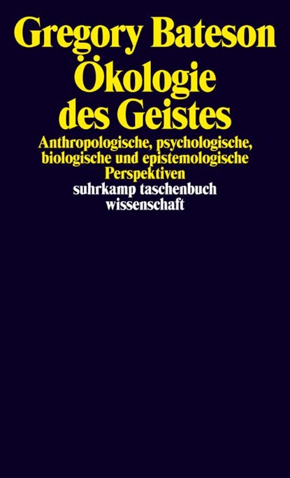 Ökologie des Geistes, Gregory Bateson - Paperback - 9783518281710