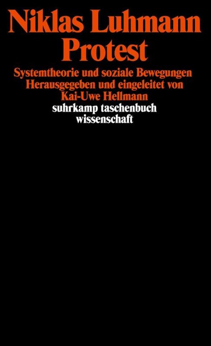 Protest, Niklas Luhmann - Paperback - 9783518288566