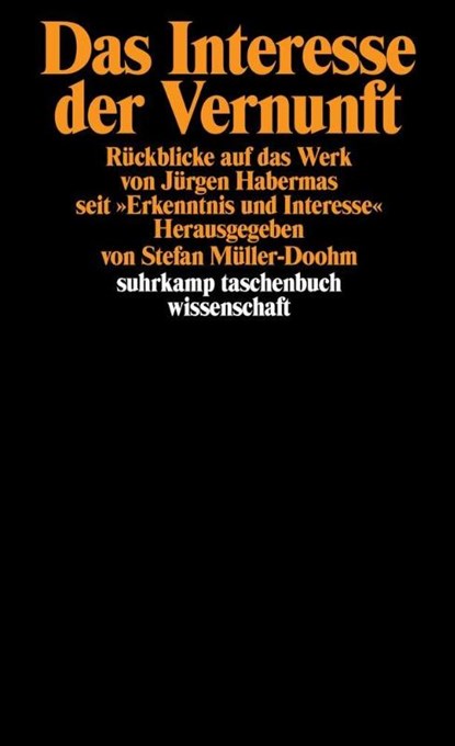 Das Interesse der Vernunft, Stefan Müller-Doohm - Paperback - 9783518290644