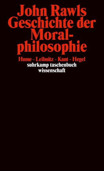 Geschichte der Moralphilosophie, John Rawls - Paperback - 9783518293263