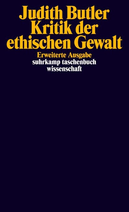 Kritik der ethischen Gewalt, Judith Butler - Paperback - 9783518293928