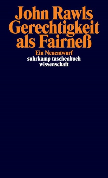 Gerechtigkeit als Fairneß, John Rawls - Paperback - 9783518294048