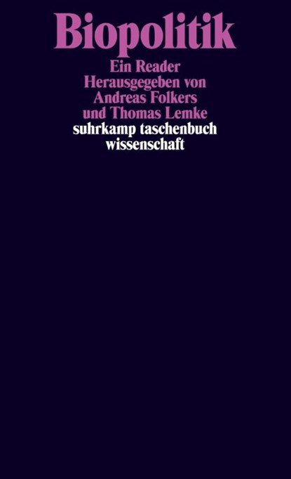 Biopolitik, Andreas Folkers ; Thomas Lemke - Paperback - 9783518296806