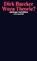 Wozu Theorie?, BAECKER,  Dirk - Paperback - 9783518297773