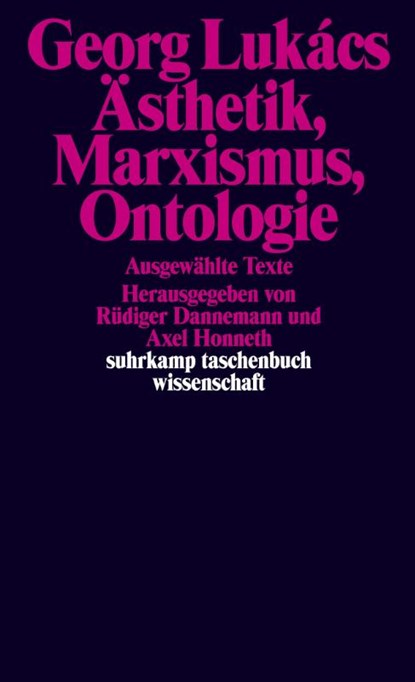 Ästhetik, Marxismus, Ontologie, Georg Lukács - Paperback - 9783518299395