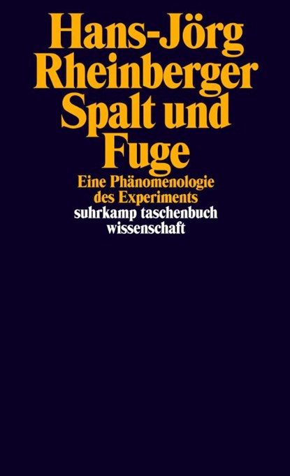 Spalt und Fuge, Hans-Jörg Rheinberger - Paperback - 9783518299432