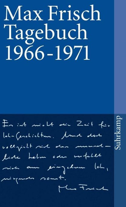 Tagebuch 1966 - 1971, Max Frisch - Paperback - 9783518367568