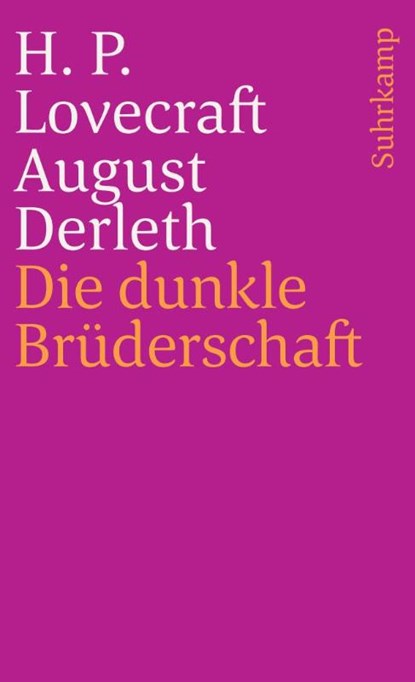 Die dunkle Brüderschaft, H. P. Lovecraft ; August Derleth - Paperback - 9783518377567