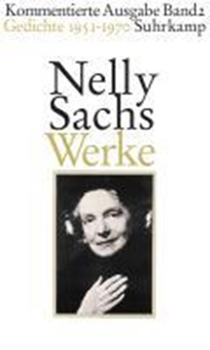 Sachs, N: Werke 2, SACHS,  Nelly ; Huml, Ariane ; Weichelt, Matthias - Gebonden - 9783518421574