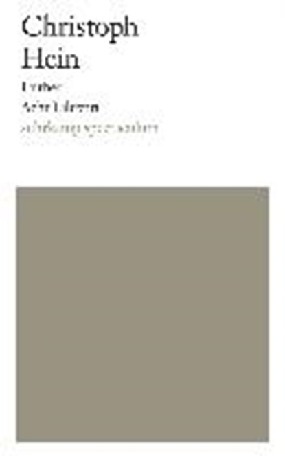 Libretti, HEIN,  Christoph - Paperback - 9783518427781