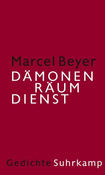 Dämonenräumdienst, Marcel Beyer - Gebonden - 9783518429457